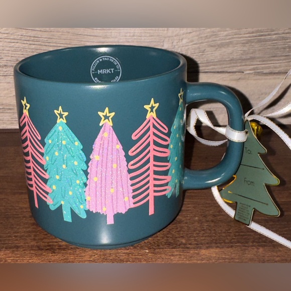 Super Cute  Sparkles ✨ Christmas 🎄 Trees Mug by Market Finds - NEW - Picture 7 of 9
